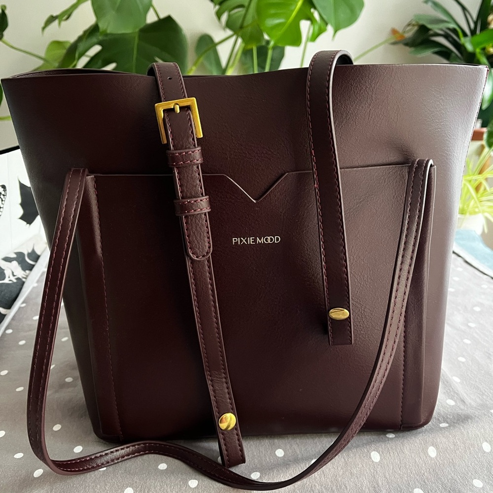 Pixie Mood Dark Brown Tote Bag